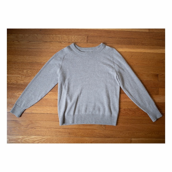 EVERLANE ReCashmere Sweater Heathered Sand MED - Picture 1 of 3